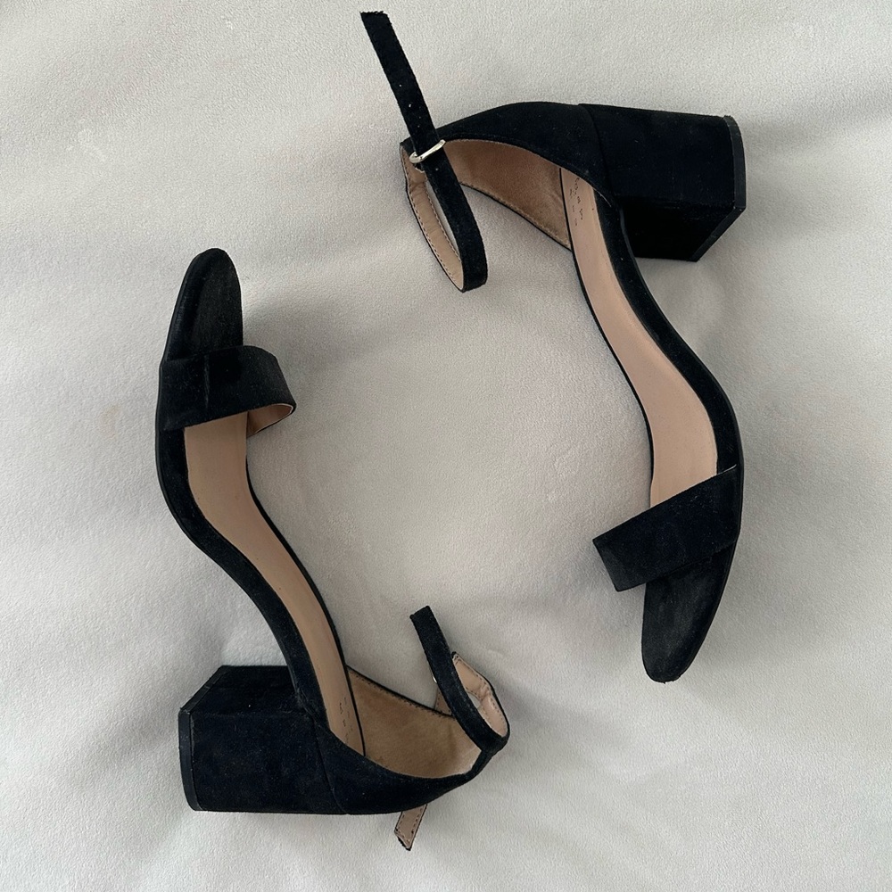 A NEW DAY Black Block Heels - size 7.5